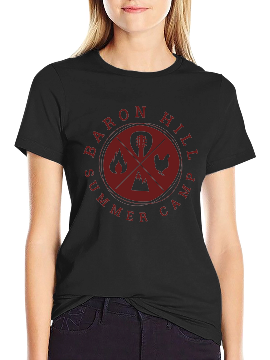Baron Hill Summer Camp Black T-Shirt
