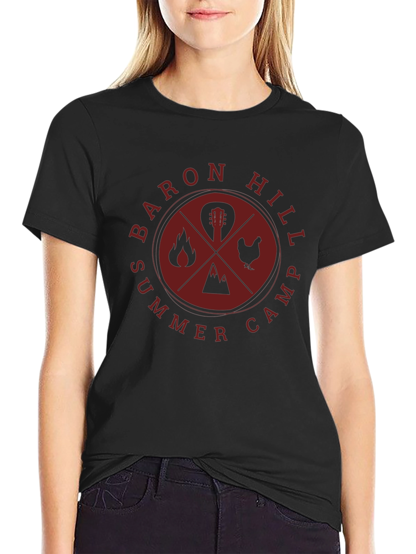 Baron Hill Summer Camp Black T-Shirt