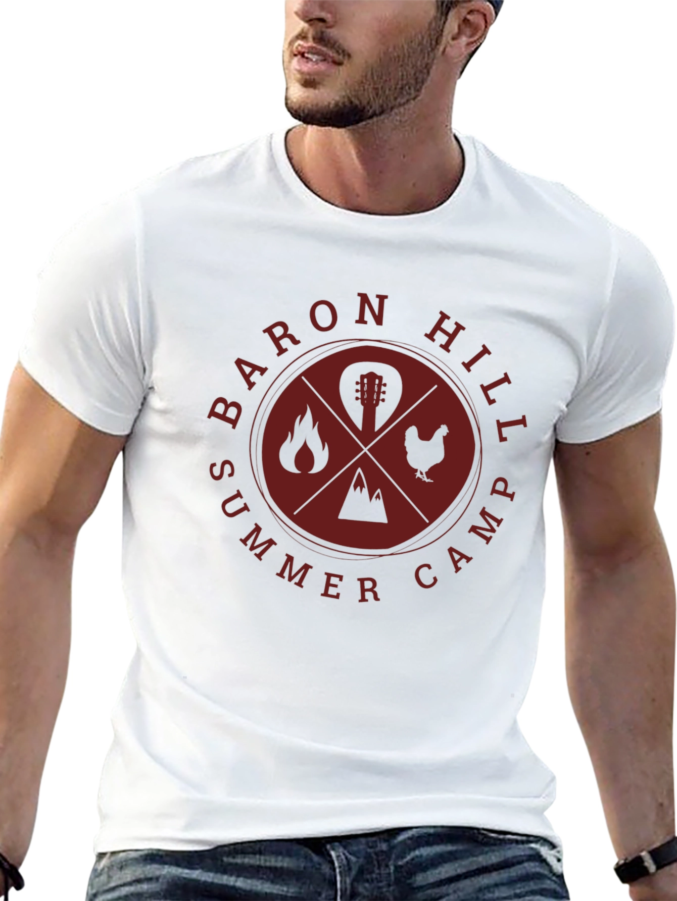 Baron Hill Summer Camp Black T-Shirt