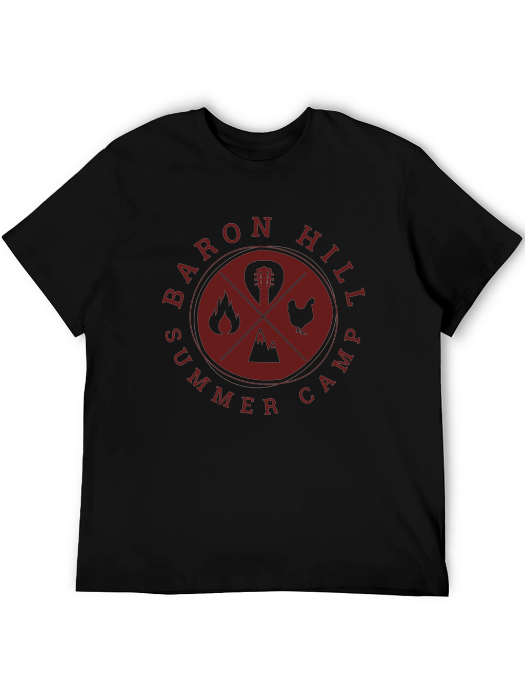Baron Hill Summer Camp Black T-Shirt