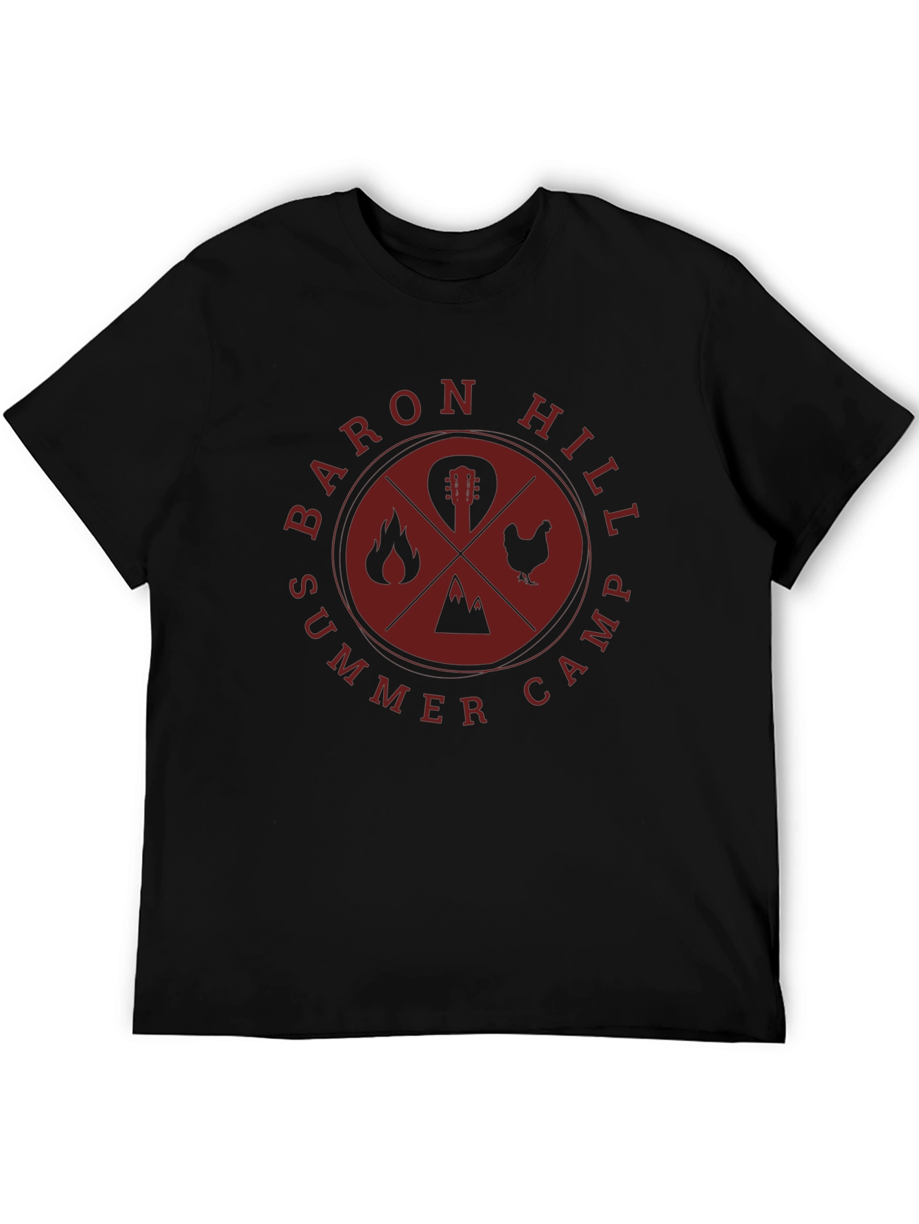 Baron Hill Summer Camp Black T-Shirt
