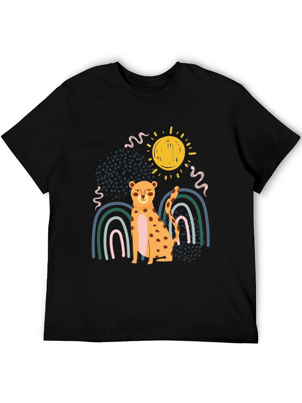 Cheetah Rainbow Graphic Tee