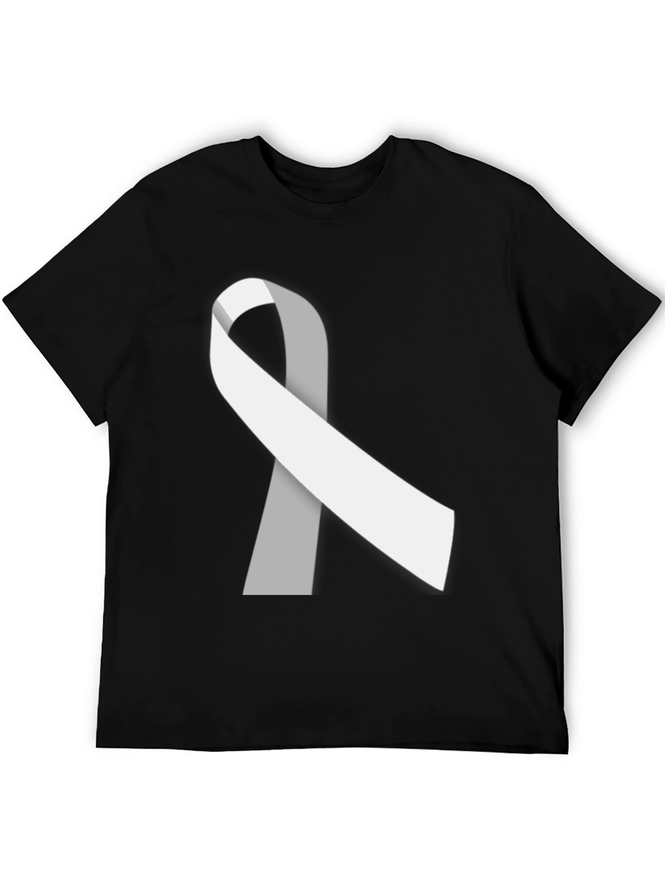 Awareness Ribbon Graphic Tee - Black Comfort Fit