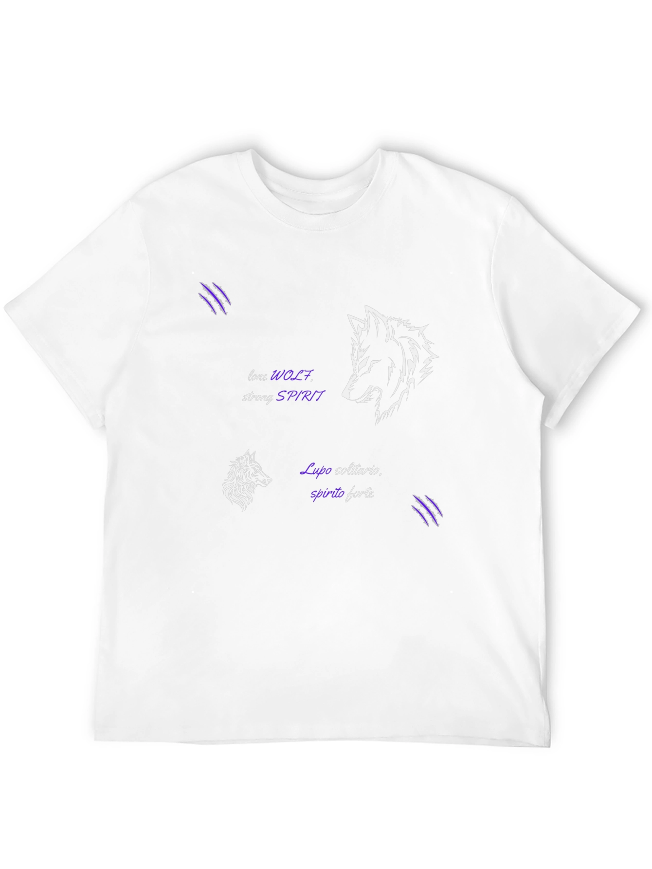 Lone Wolf Strong Spirit Graphic T-Shirt