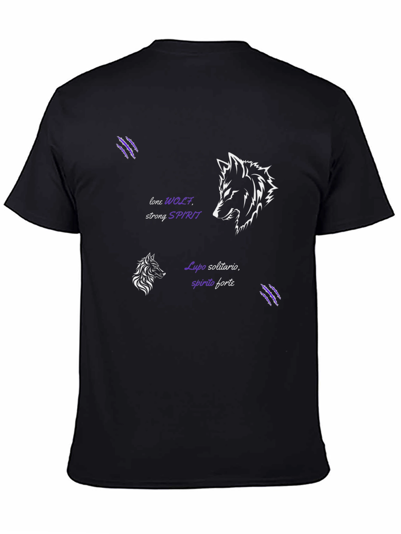 Lone Wolf Strong Spirit Graphic T-Shirt