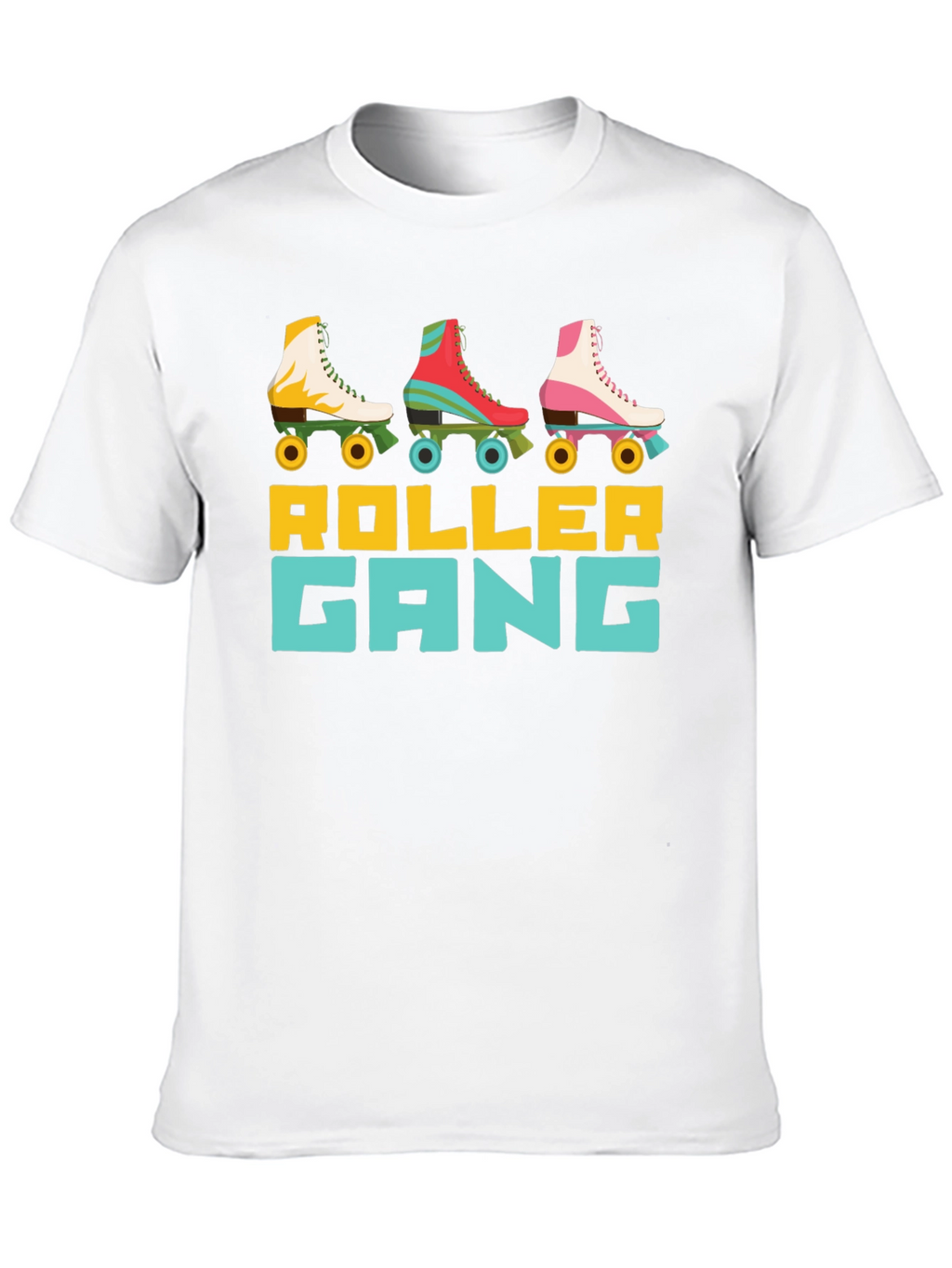 Retro Roller Gang T-Shirt - Skate Crew Apparel