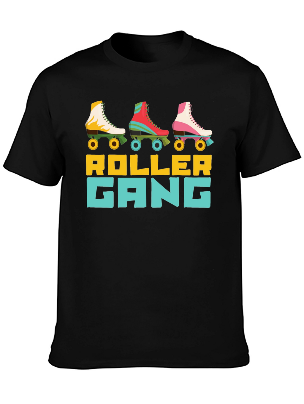 Retro Roller Gang T-Shirt - Skate Crew Apparel