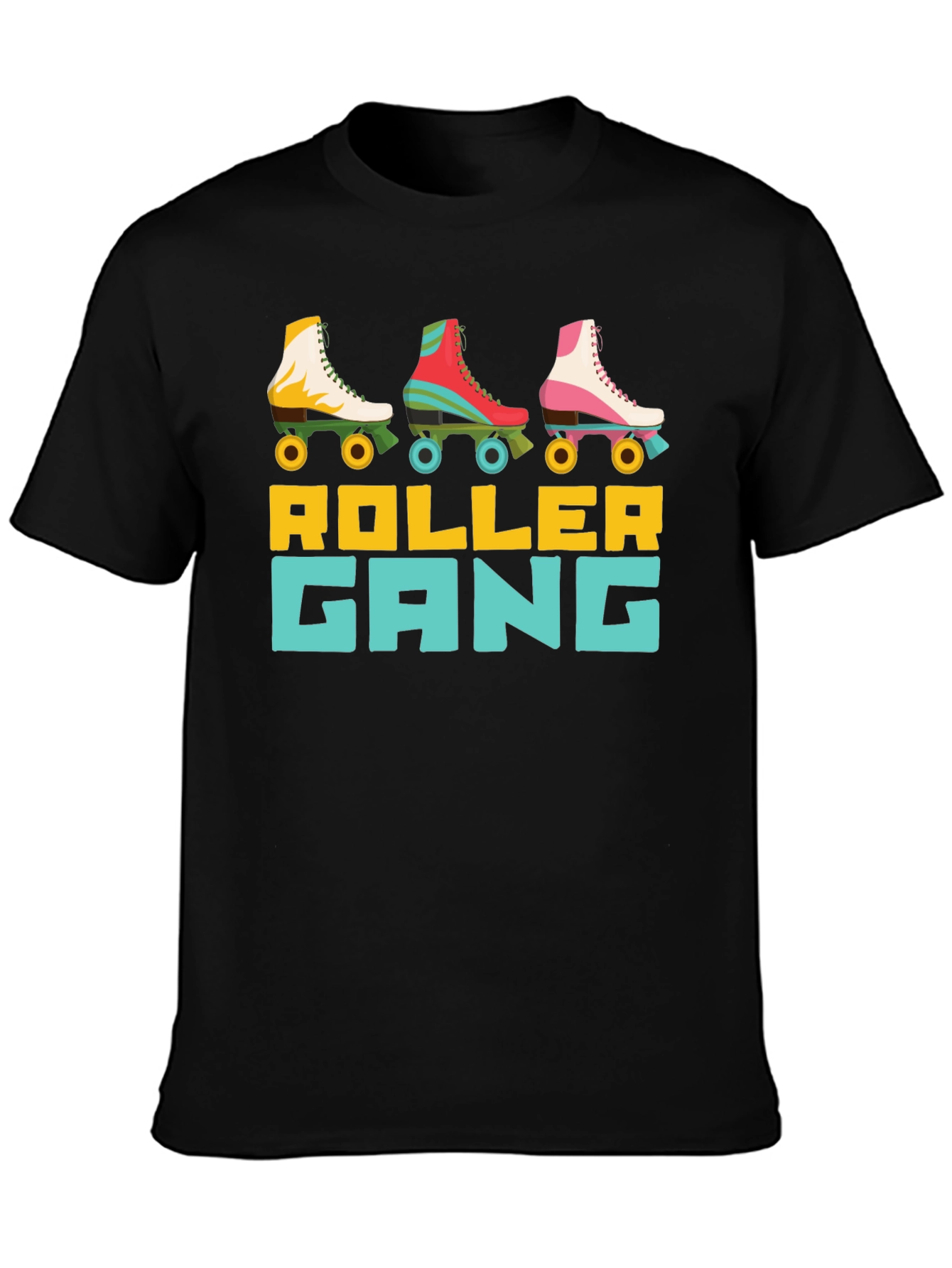 Retro Roller Gang T-Shirt - Skate Crew Apparel