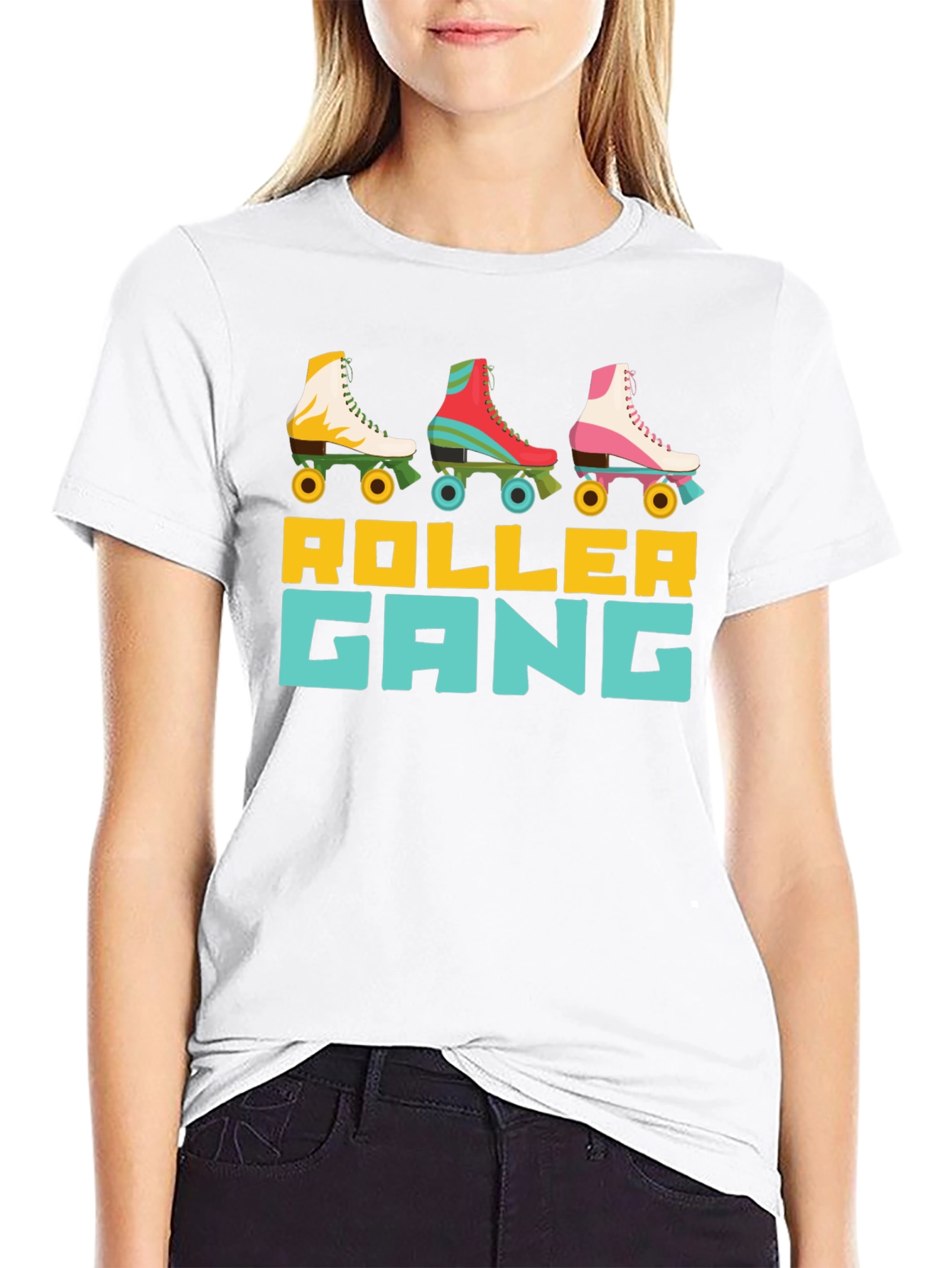 Retro Roller Gang T-Shirt - Skate Crew Apparel