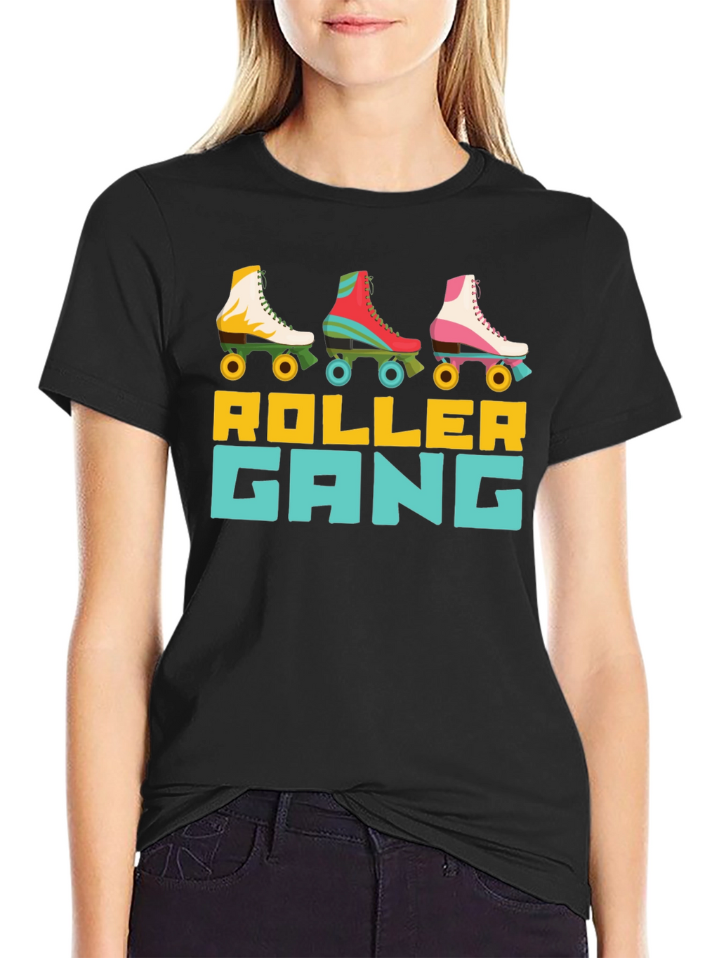 Retro Roller Gang T-Shirt - Skate Crew Apparel