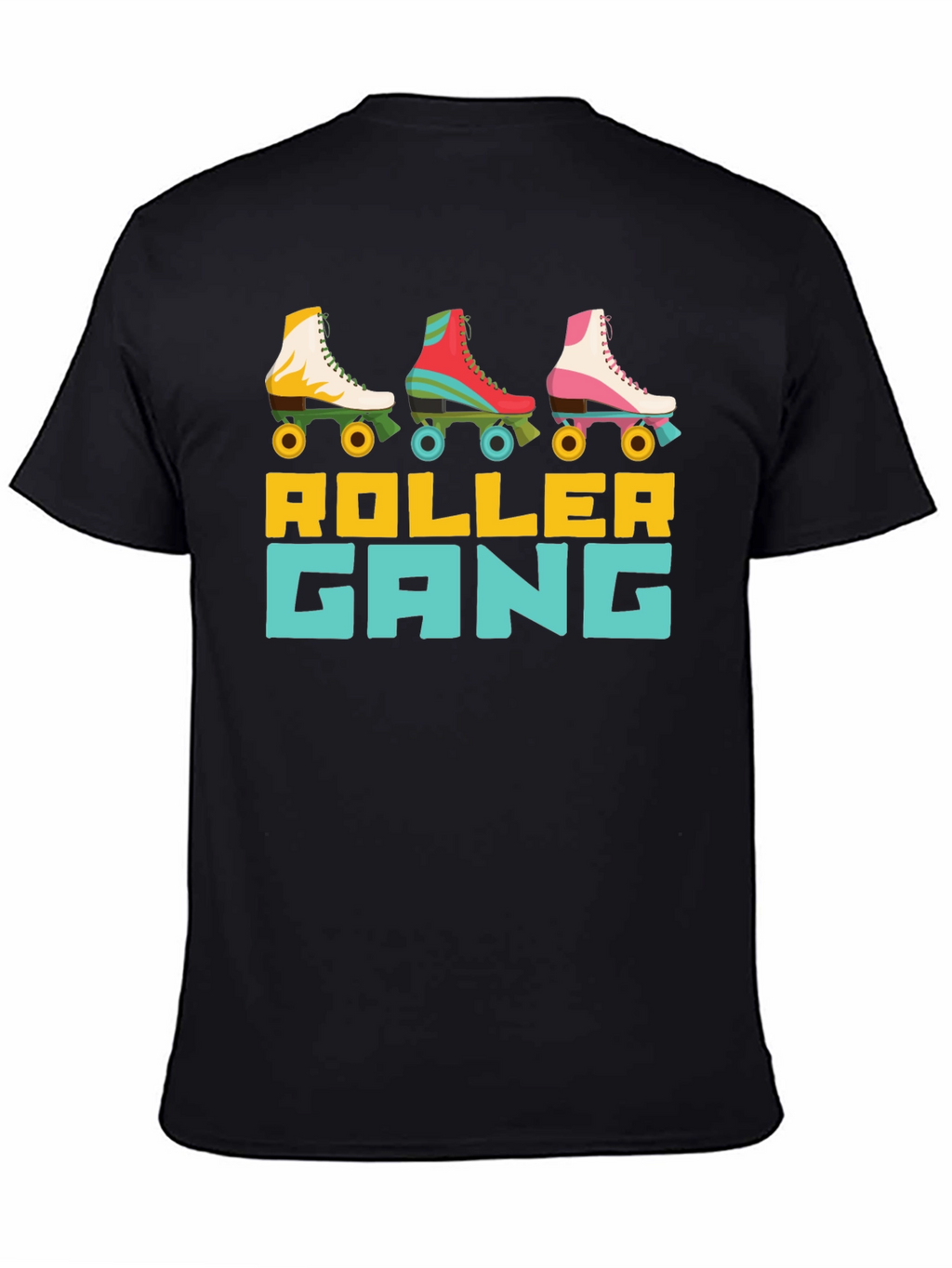 Retro Roller Gang T-Shirt - Skate Crew Apparel
