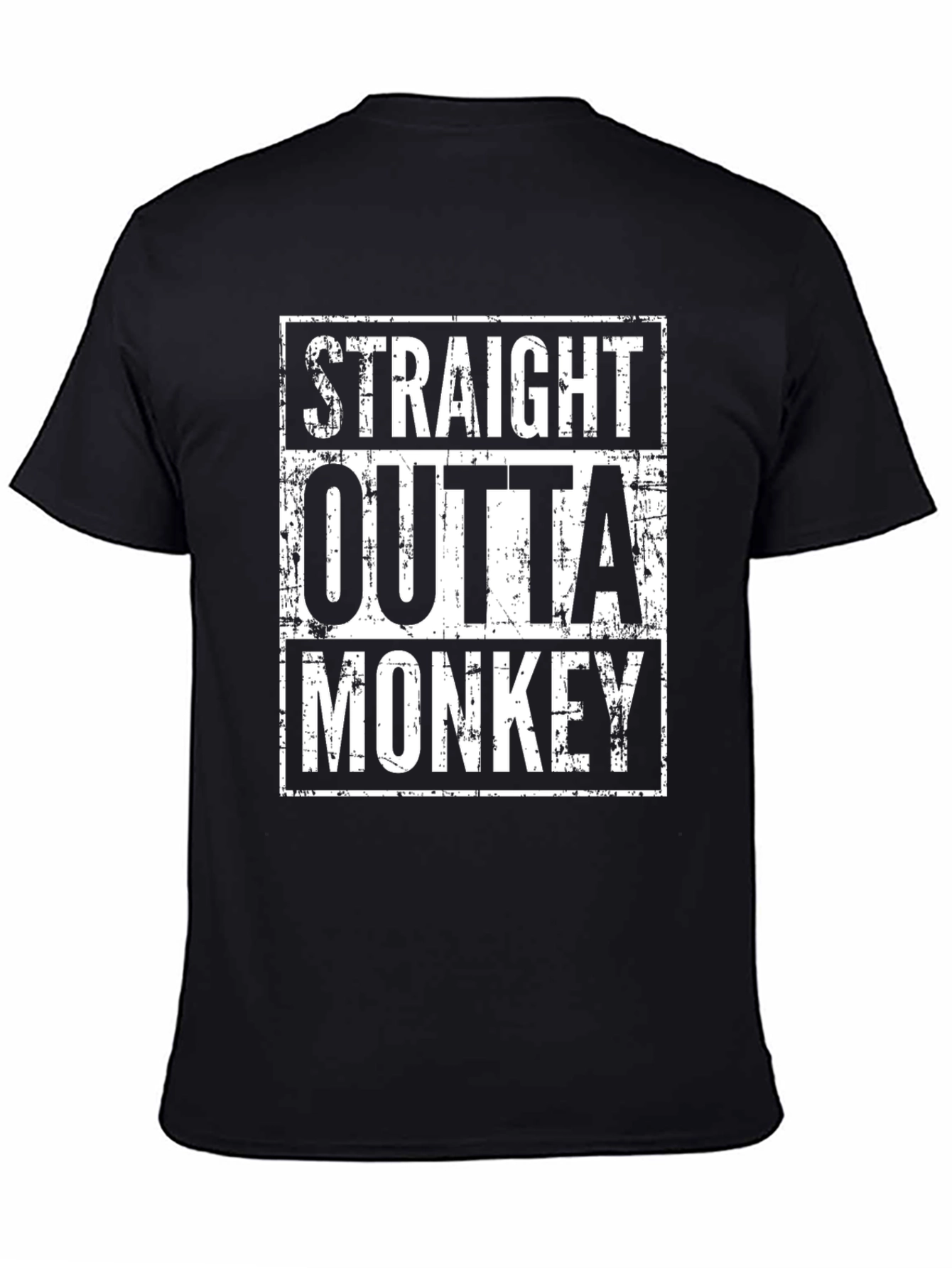 Straight Outta Monkey Graphic T-Shirt
