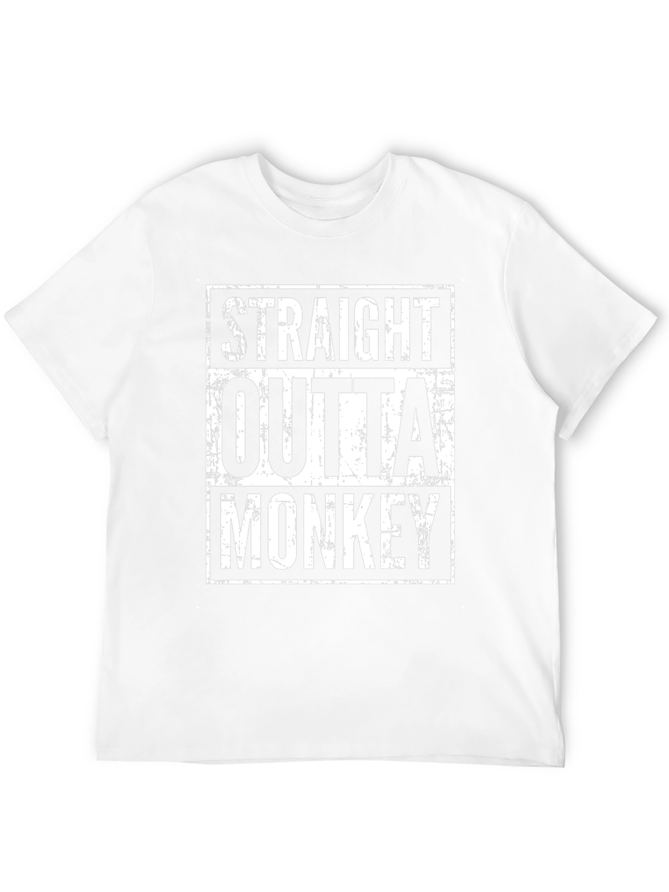 Straight Outta Monkey Graphic T-Shirt