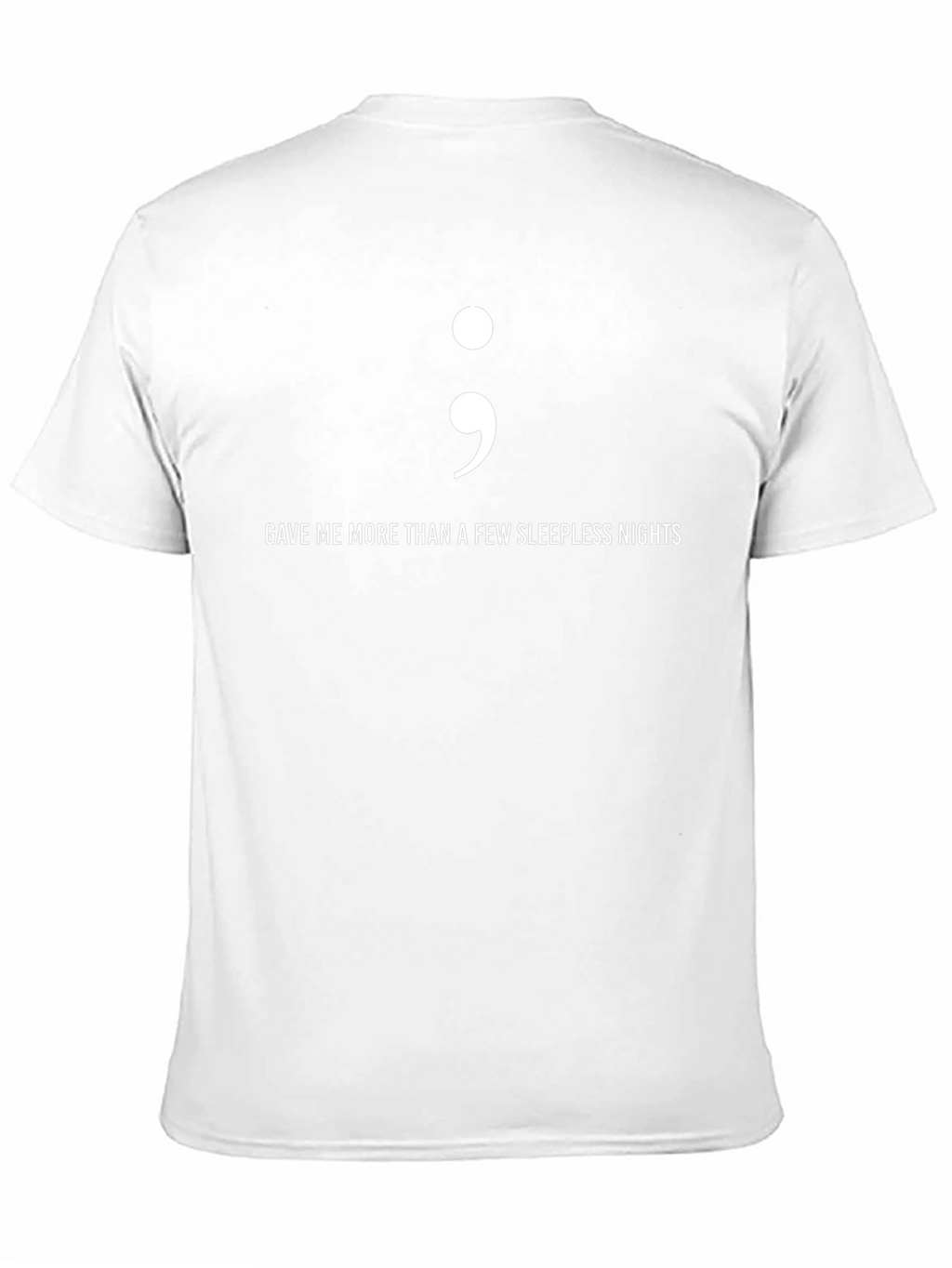 Semicolon Sleepless Nights Graphic T-Shirt