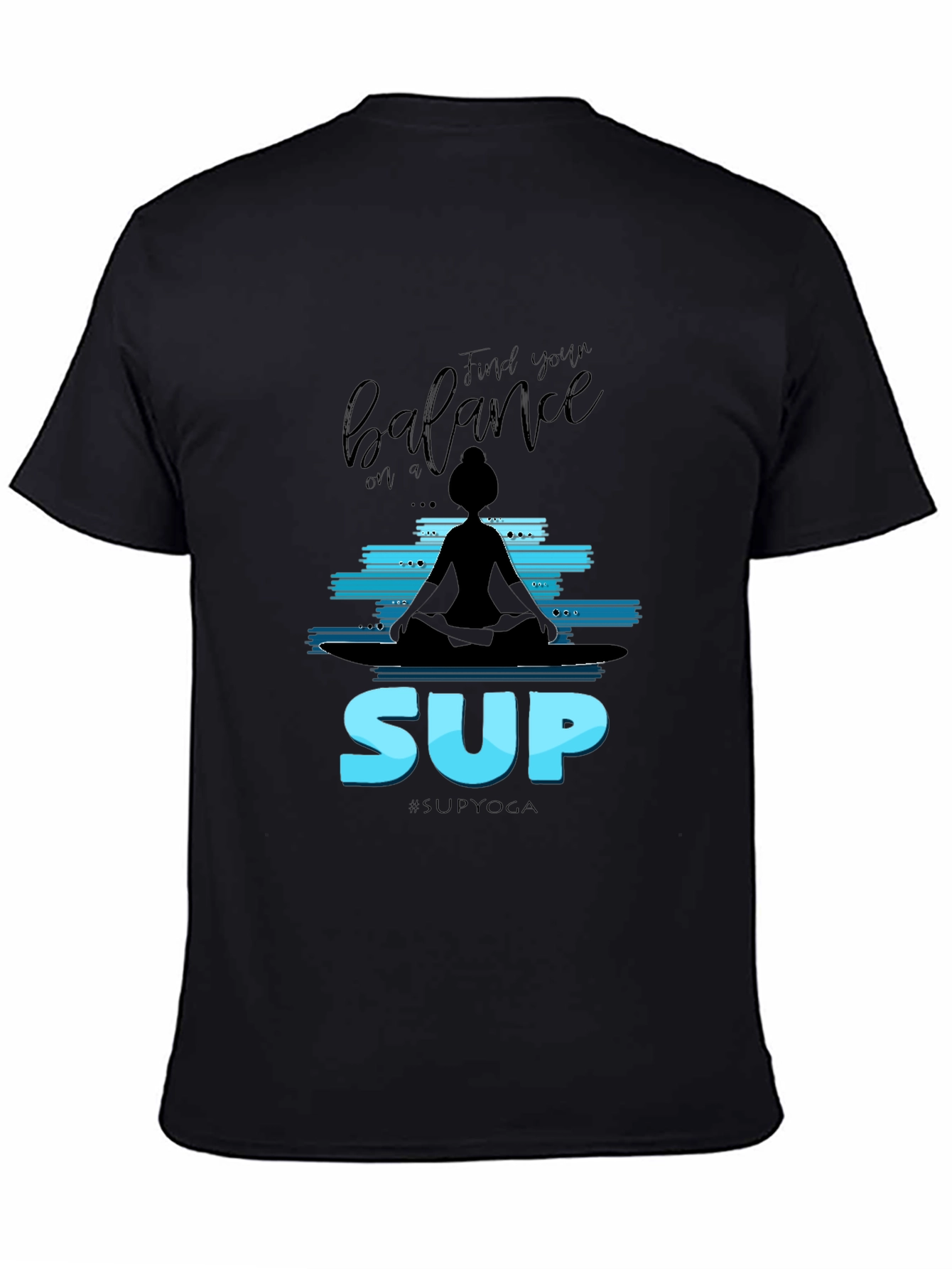 SUP Yoga Balance Tee - Stand Up Paddleboard Meditation Shirt