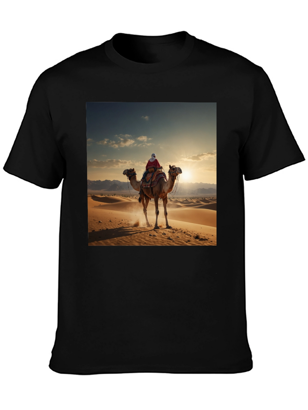 Camel Desert Graphic T-Shirt