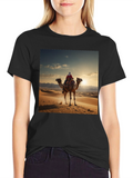 Camel Desert Graphic T-Shirt