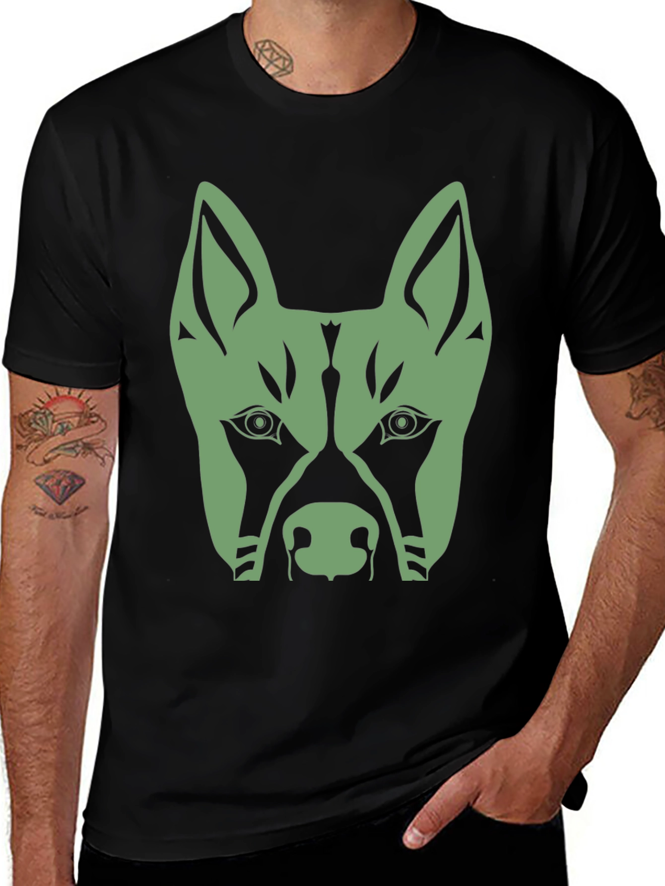Dog Graphic Tee - Cool Canine Design