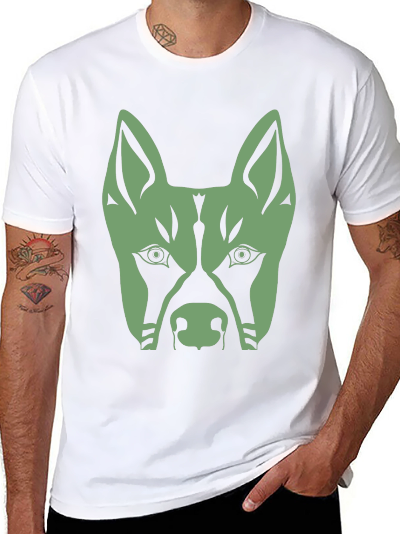 Dog Graphic Tee - Cool Canine Design