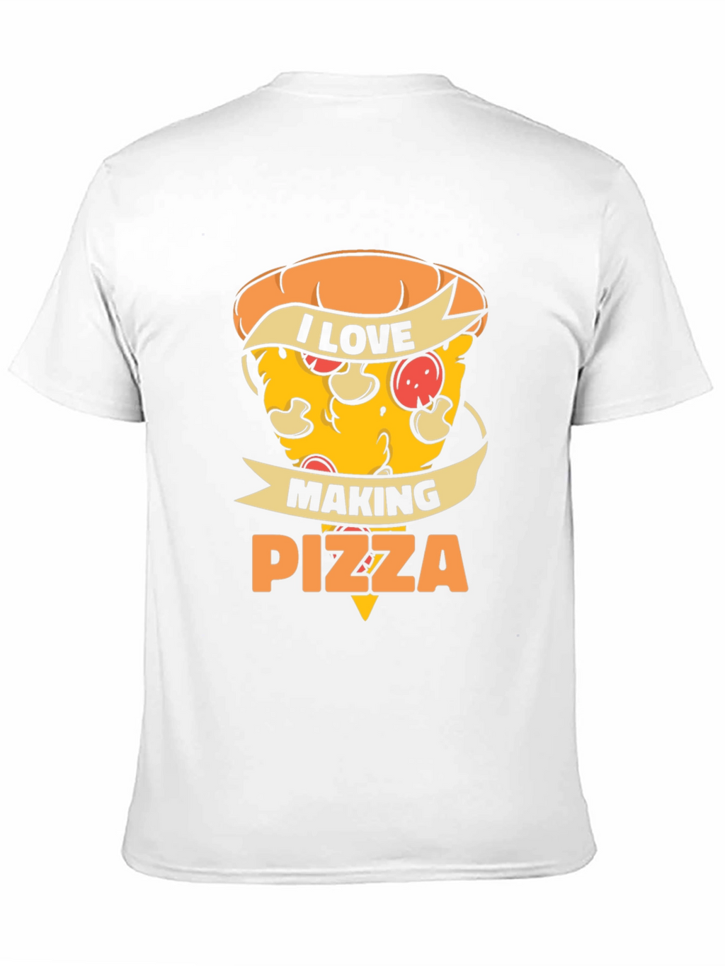 I Love Making Pizza T-Shirt - Black