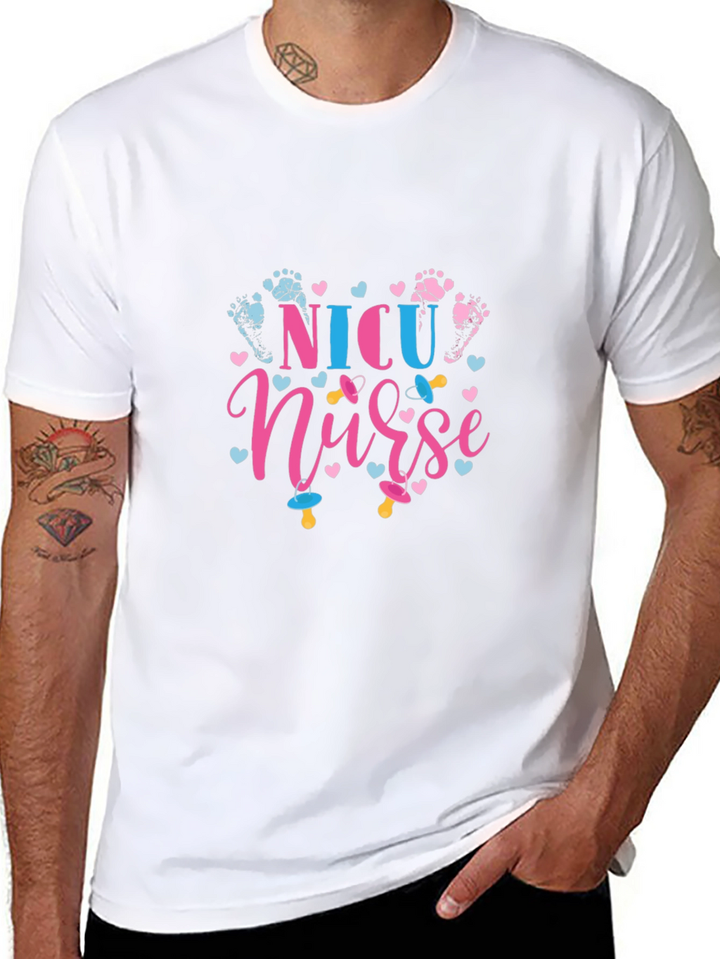 NICU Nurse Graphic Tee - Newborn Care Shirt