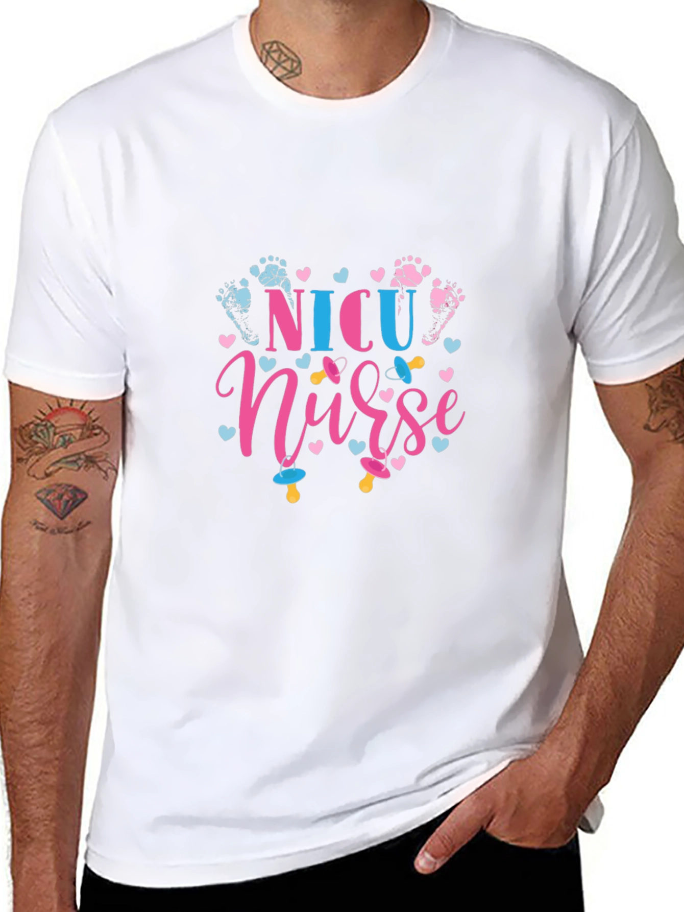 NICU Nurse Graphic Tee - Newborn Care Shirt