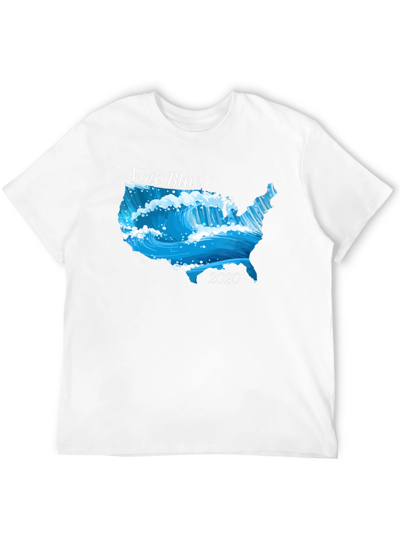 Vote Blue 2020 Wave USA T-Shirt