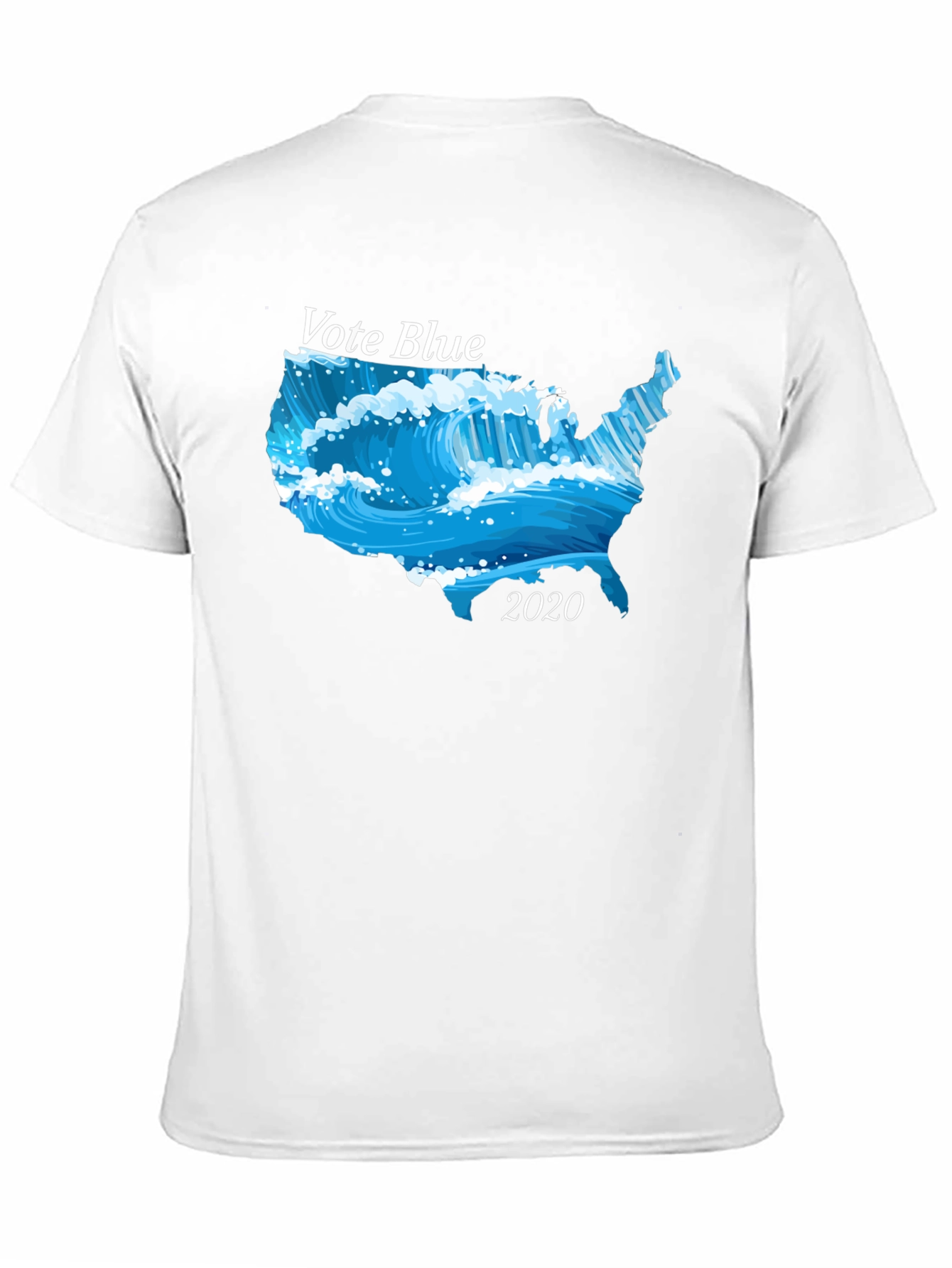 Vote Blue 2020 Wave USA T-Shirt
