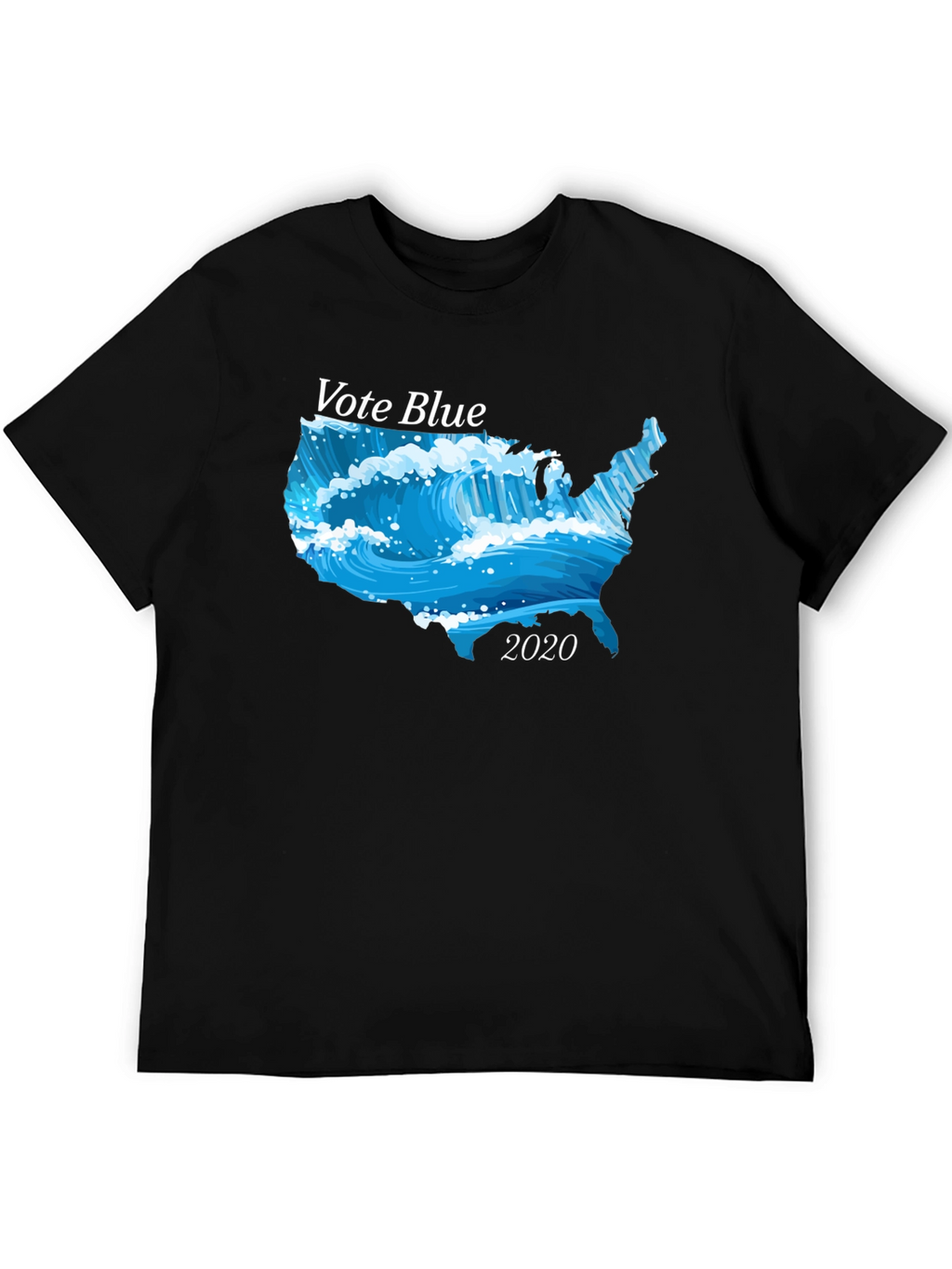 Vote Blue 2020 Wave USA T-Shirt