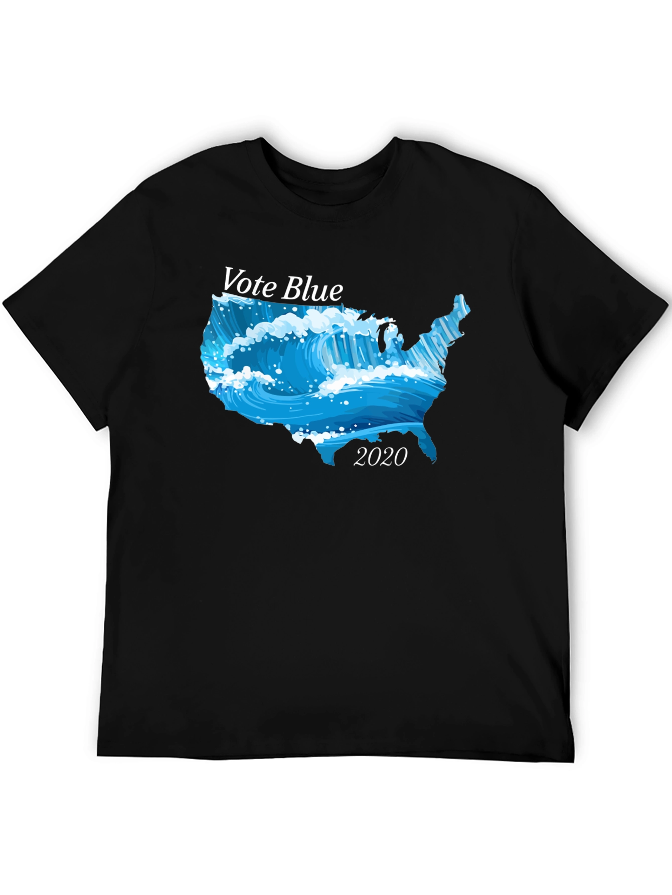 Vote Blue 2020 Wave USA T-Shirt