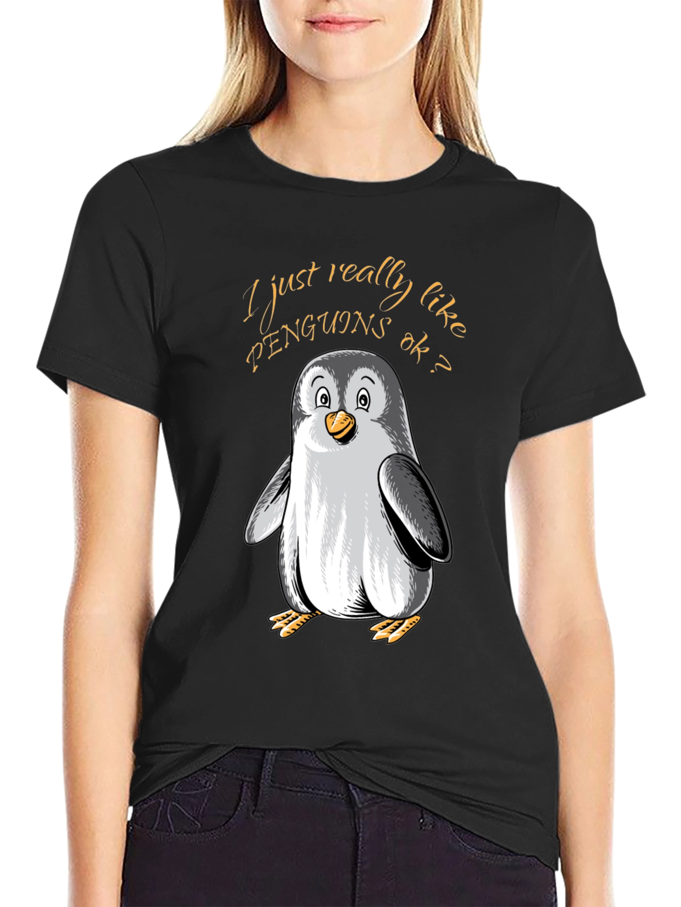 Penguin Lovers Tee: I Just Really Like Penguins