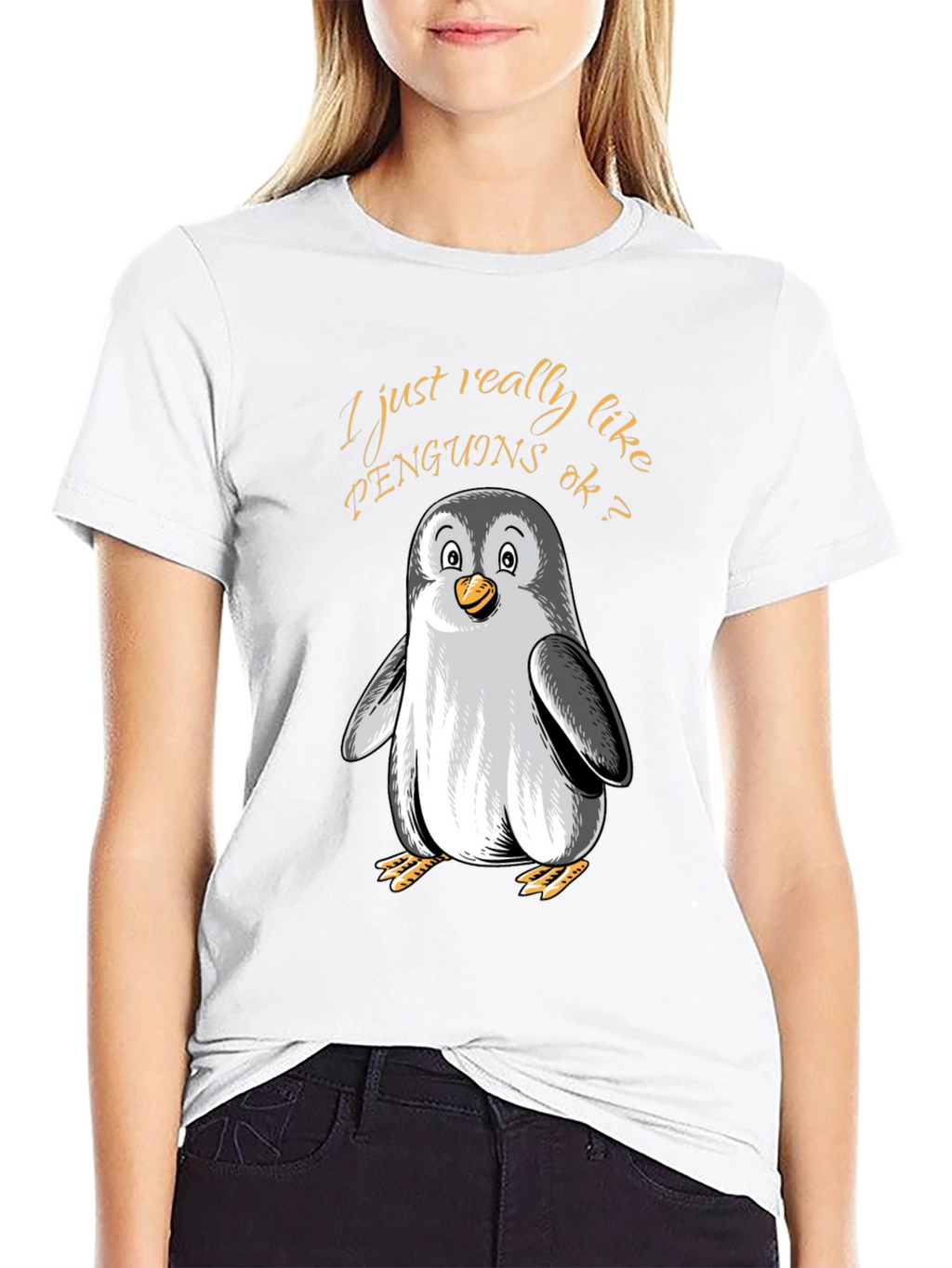 Penguin Lovers Tee: I Just Really Like Penguins