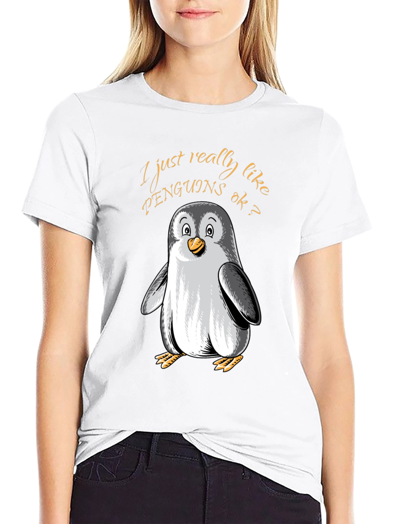 Penguin Lovers Tee: I Just Really Like Penguins