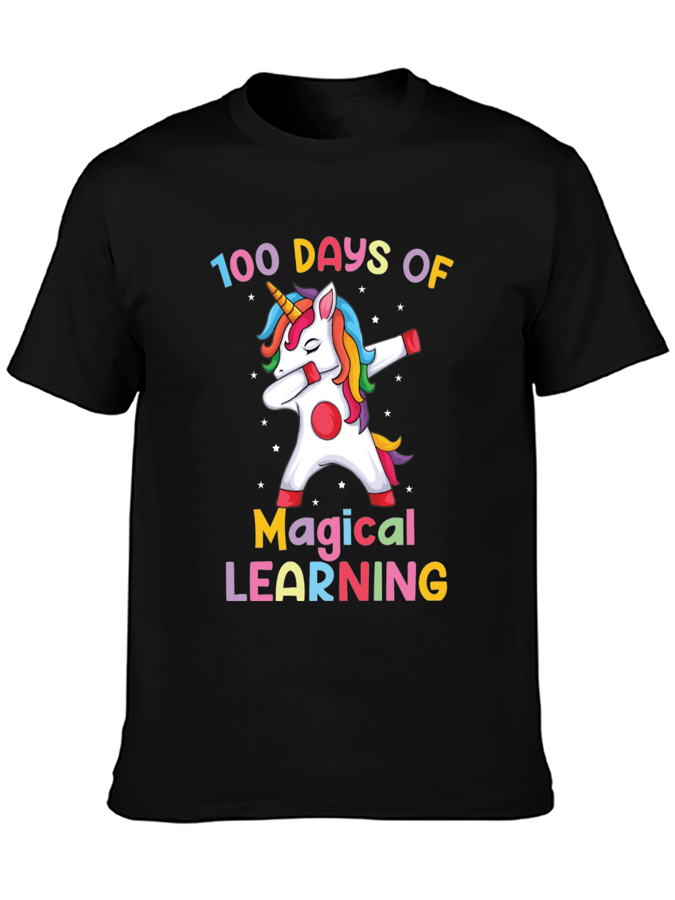 100 Days of Magical Learning Unicorn Tee