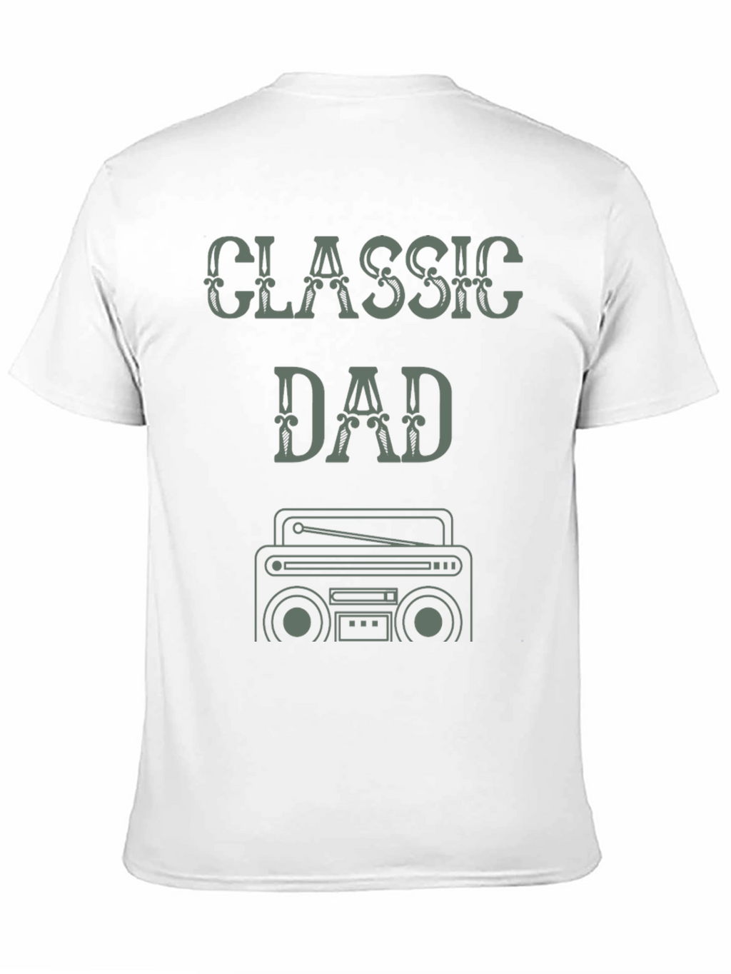 Classic Dad Radio T-Shirt - Retro Style