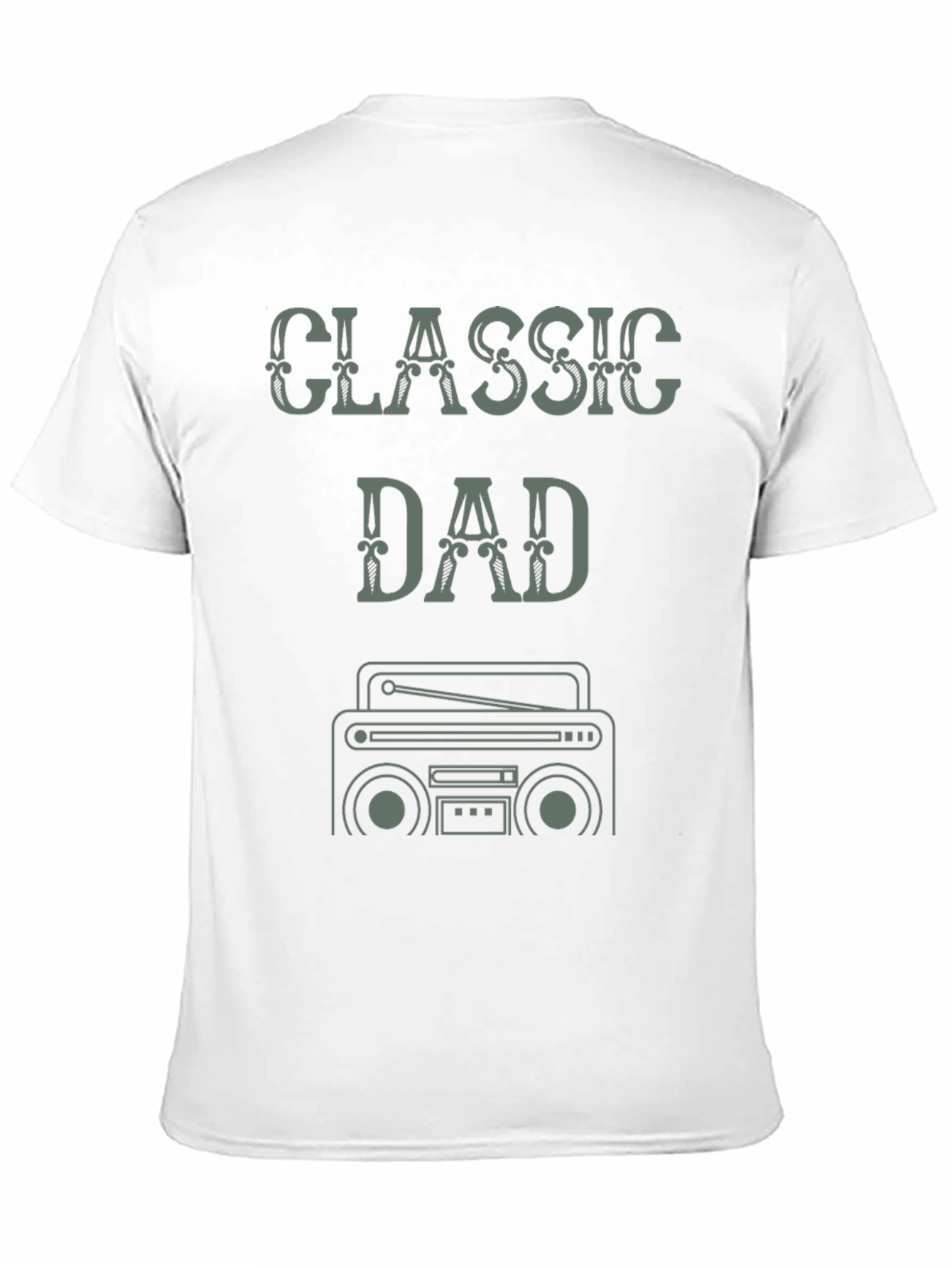 Classic Dad Radio T-Shirt - Retro Style