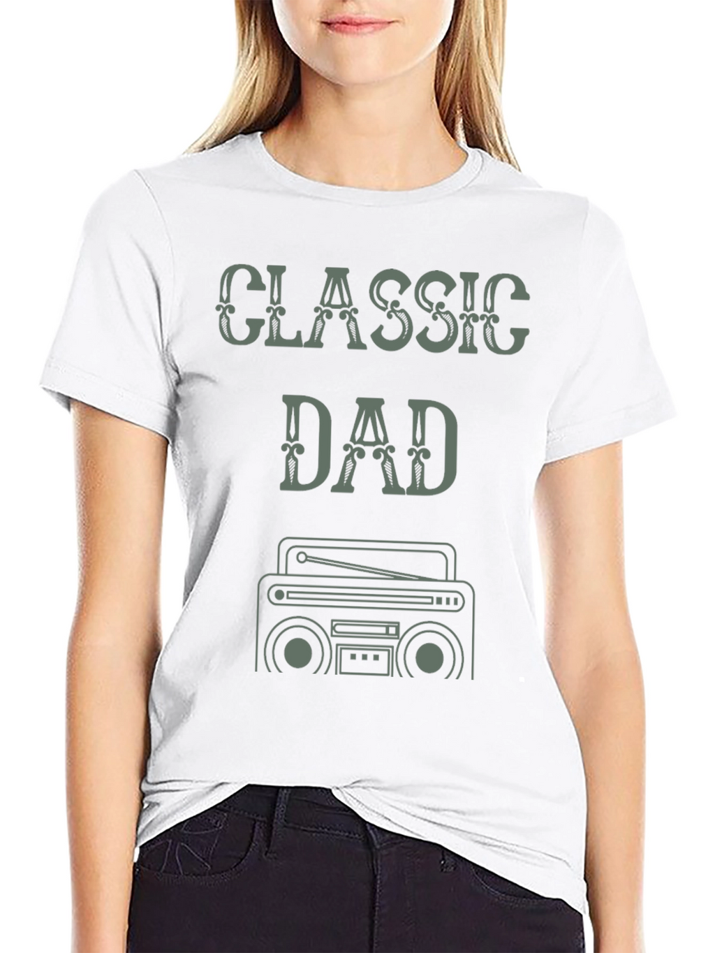Classic Dad Radio T-Shirt - Retro Style