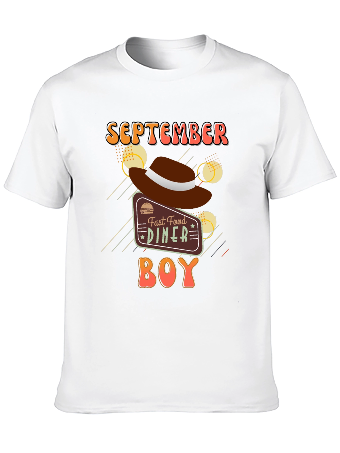 September Fast Food Diner Boy T-Shirt