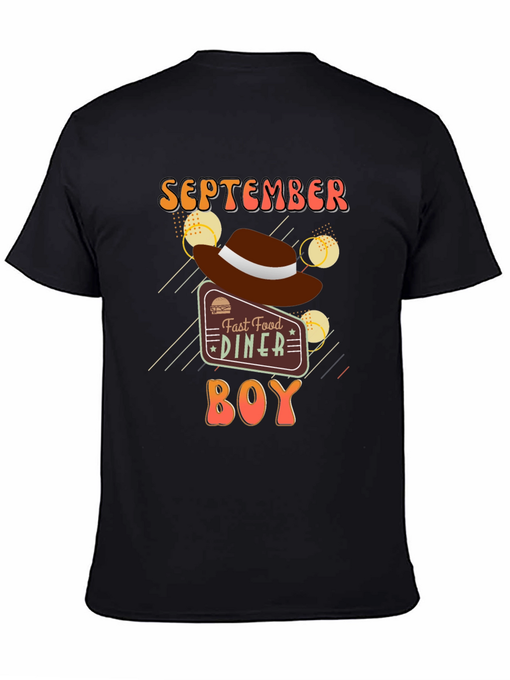 September Fast Food Diner Boy T-Shirt