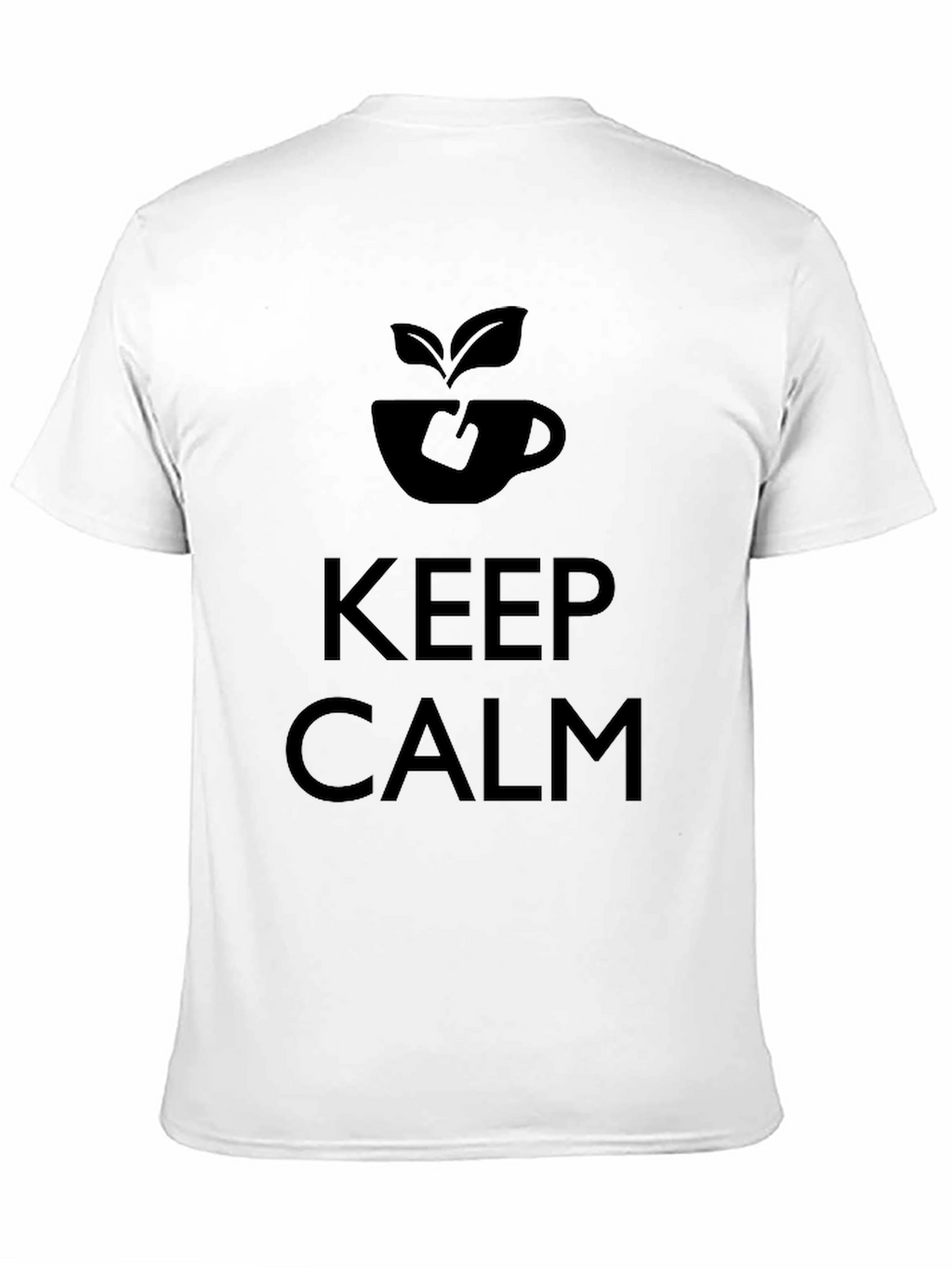 Keep Calm and Drink Tea Black T-Shirt
