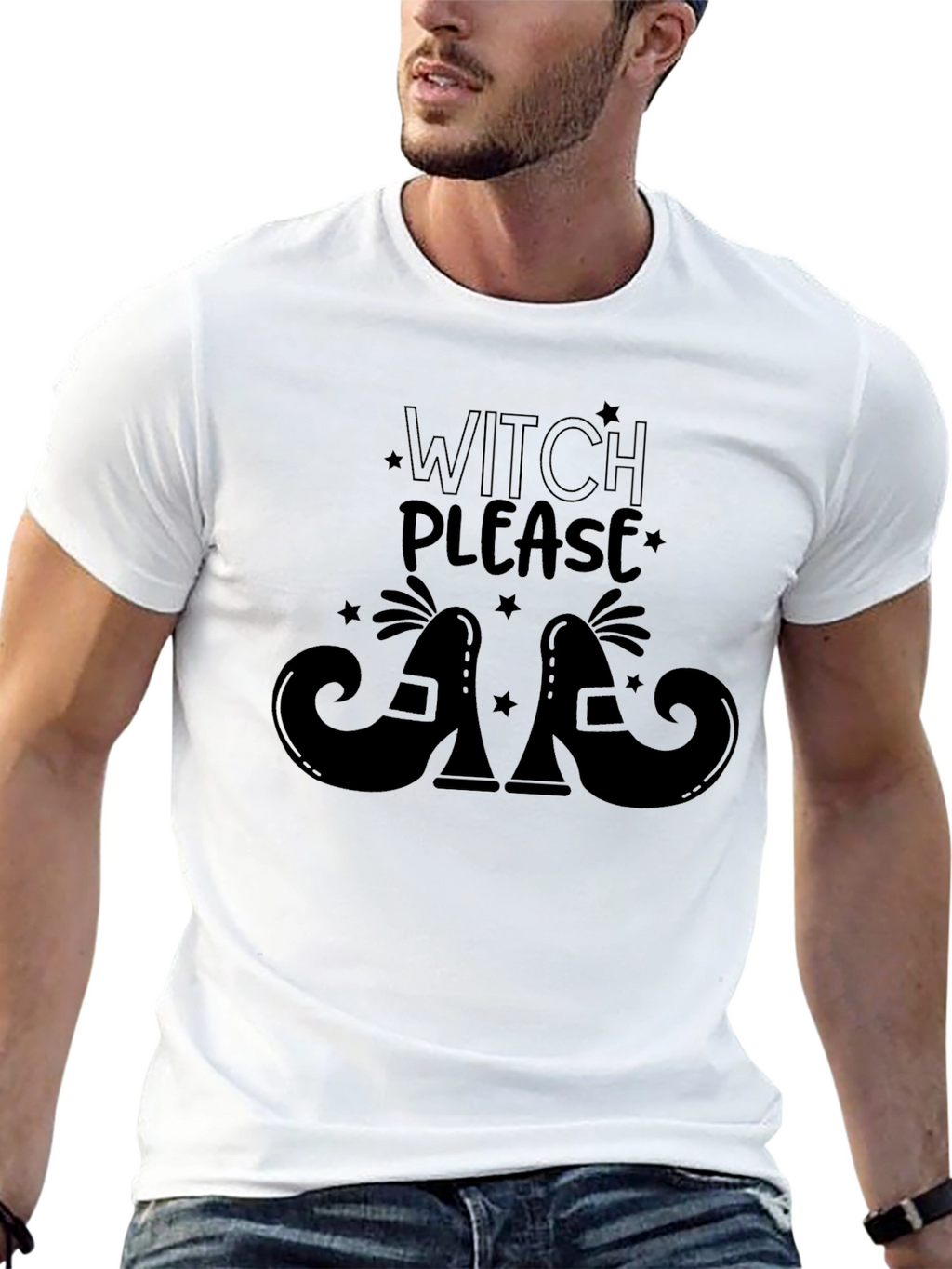 Witch Please Graphic Tee - Halloween T-Shirt