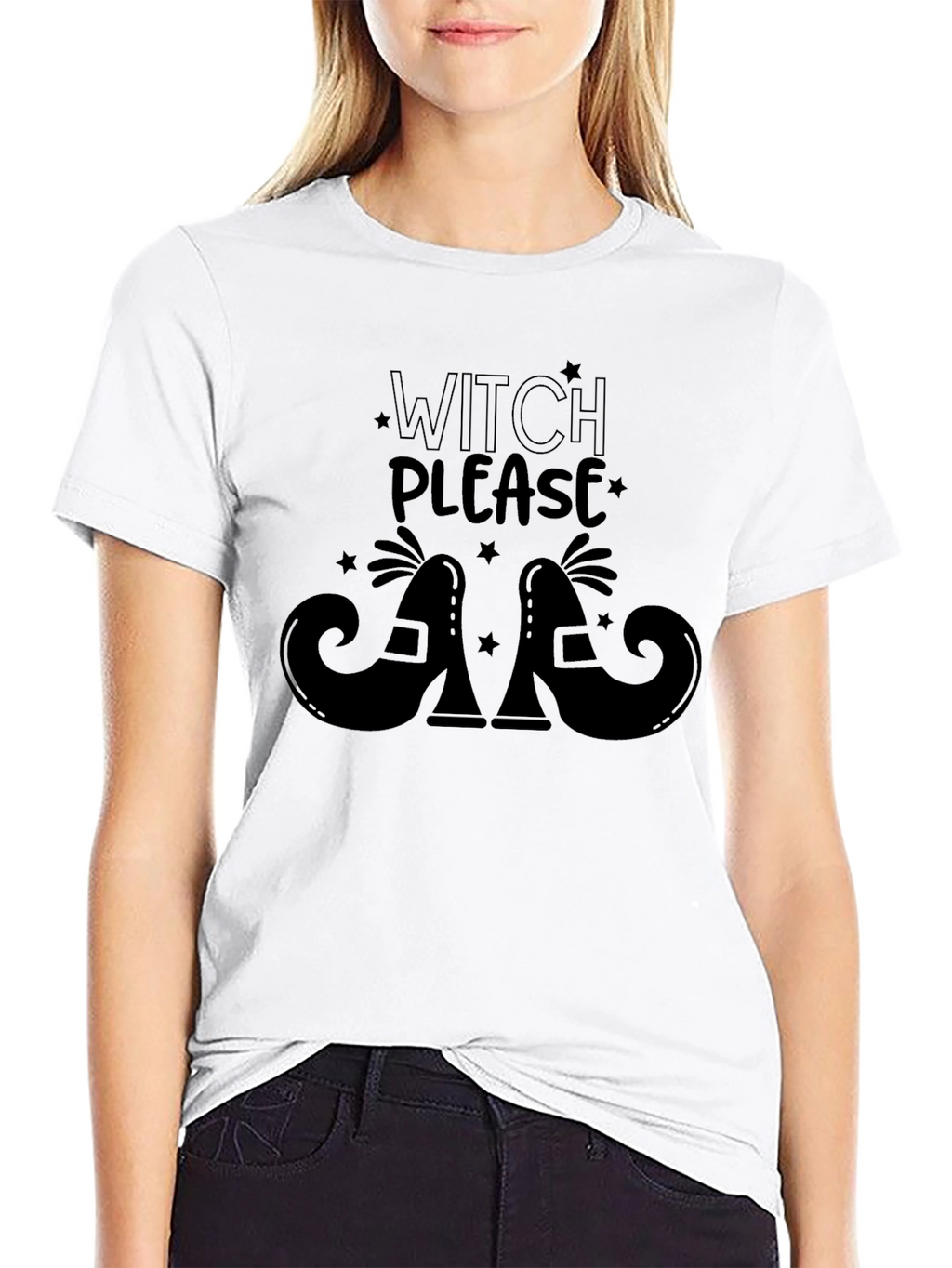 Witch Please Graphic Tee - Halloween T-Shirt