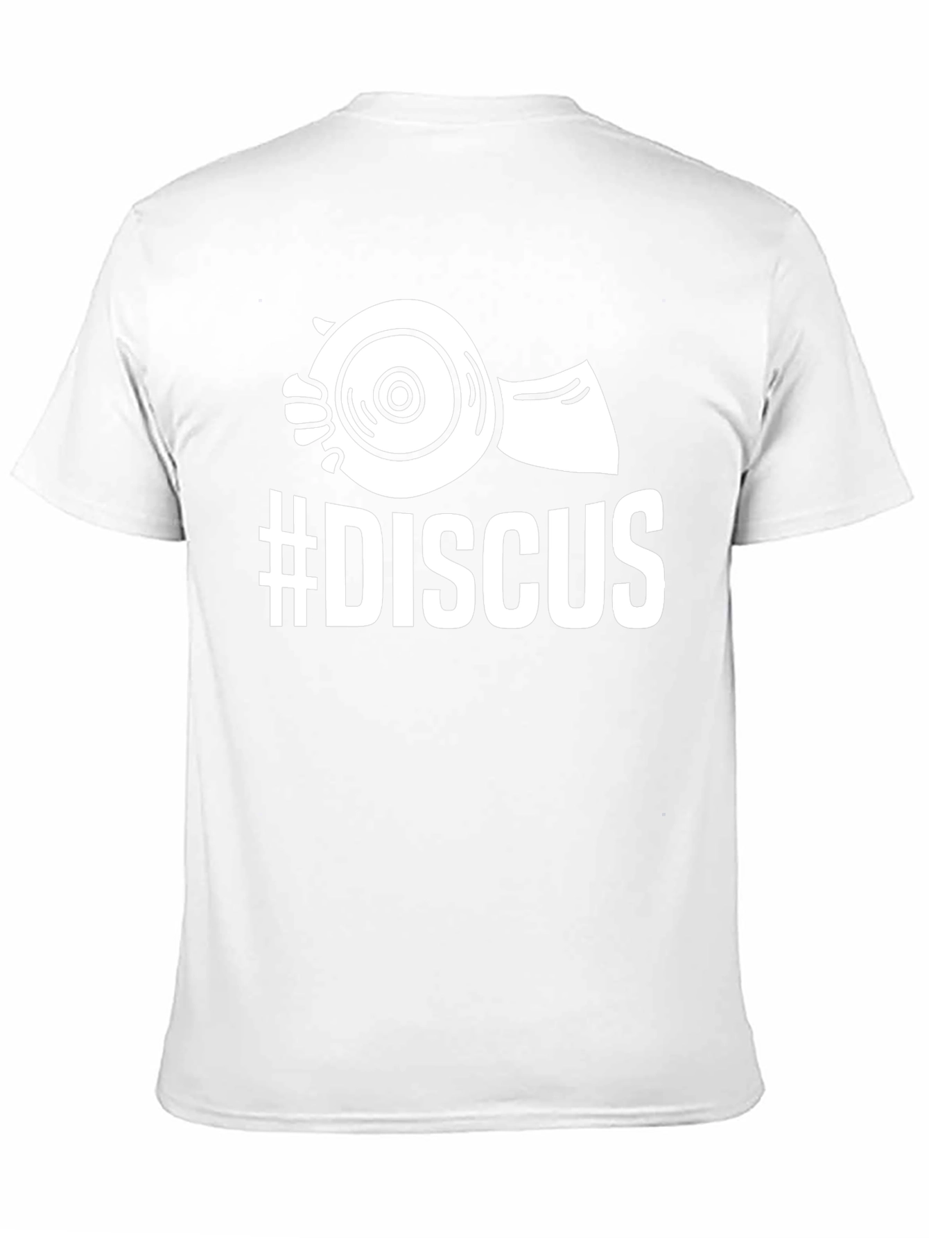 Discus Thrower T-Shirt - Black Cotton Tee