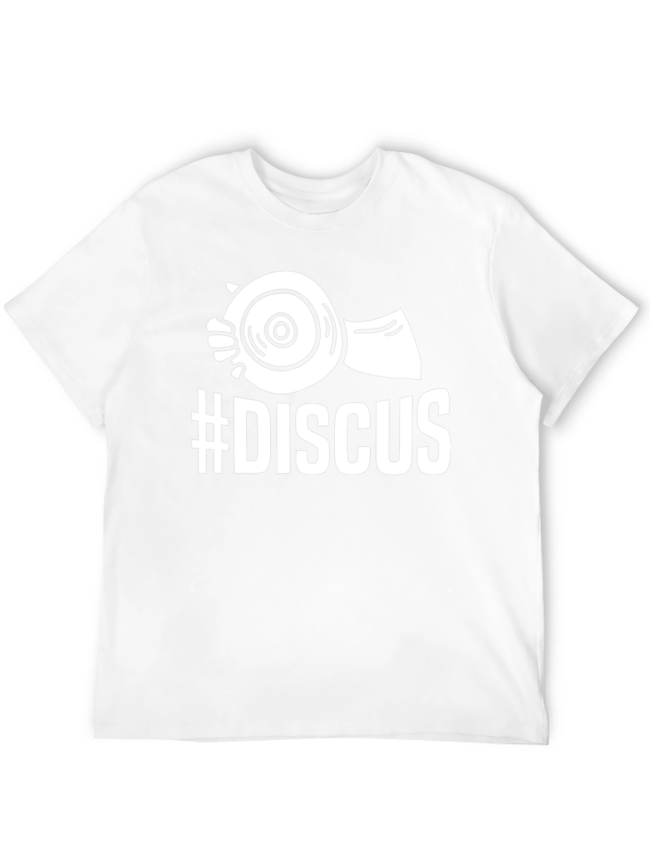 Discus Thrower T-Shirt - Black Cotton Tee