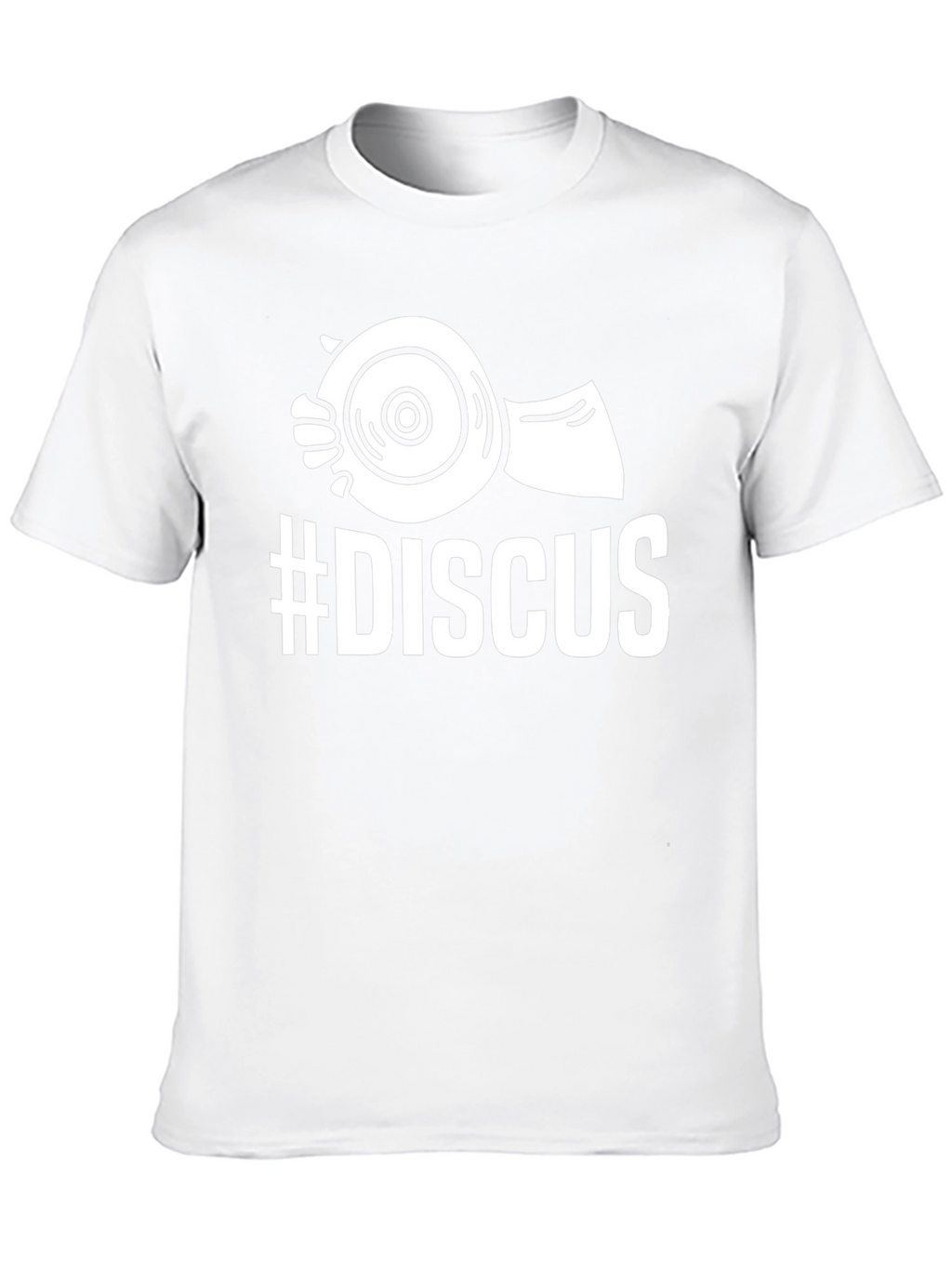 Discus Thrower T-Shirt - Black Cotton Tee