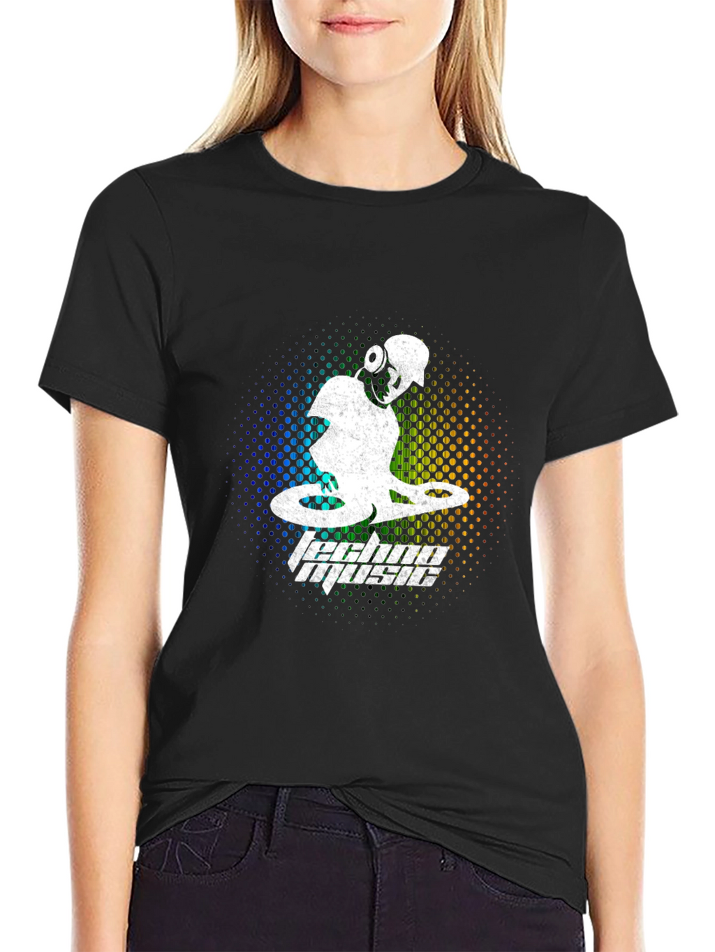Techno Music DJ Graphic T-Shirt