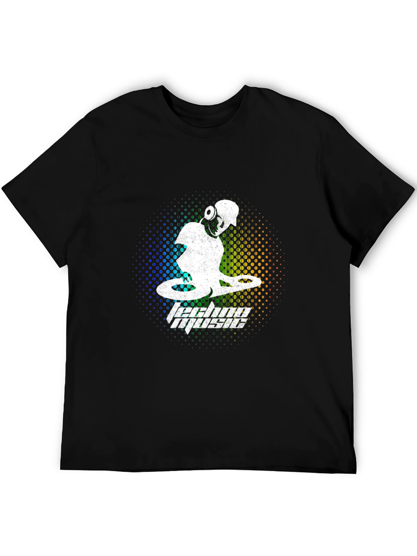 Techno Music DJ Graphic T-Shirt