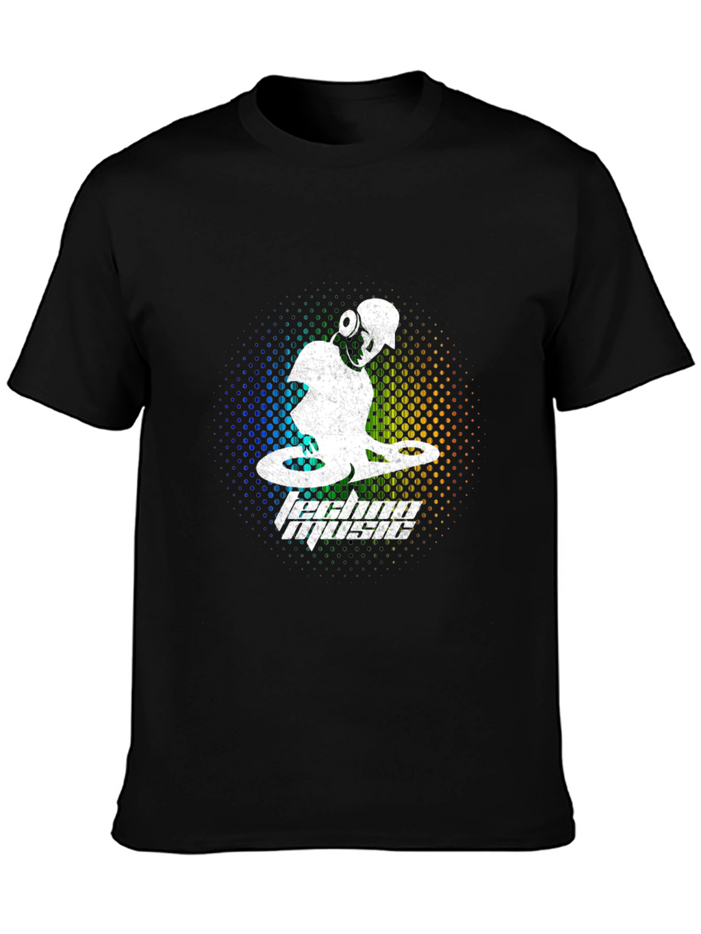 Techno Music DJ Graphic T-Shirt
