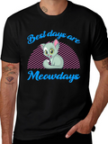 Best Days are Meowdays Cat T-Shirt