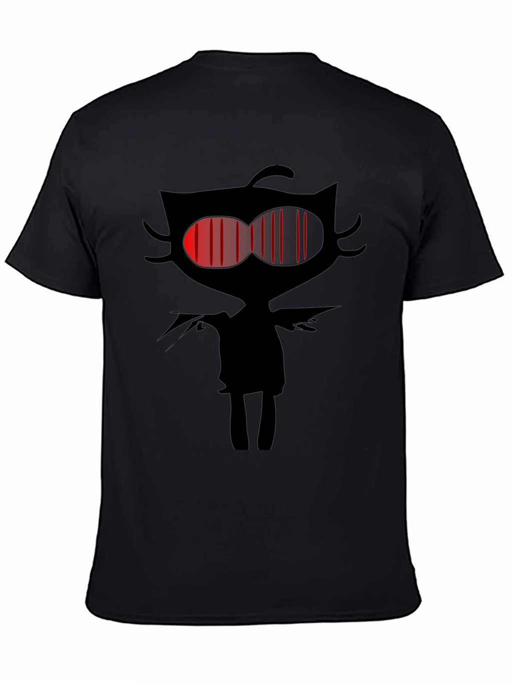 Dark Cat Graphic Tee - Mens Black T-Shirt